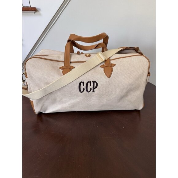NEW Paravel Grand Tour Duffle Bag Weekender Strap Scout Tan Cream $365 - Picture 1 of 16